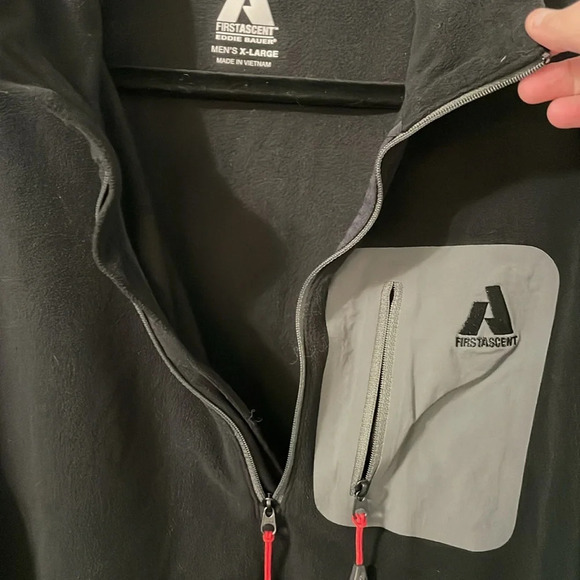 Eddie Bauer First Ascent Expedition Outfitter Men’s Fleece Black Jacket Size XL - Picture 5 of 8